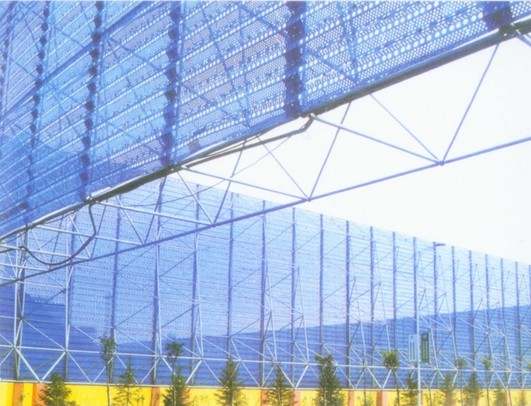宁夏环保扫风墙网架工程